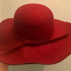 Red hat with a bow